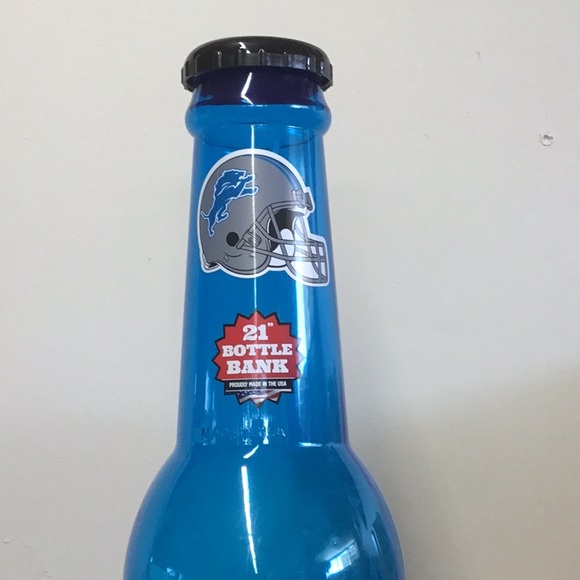 New Detroit Lions Bottle Bank - Picture 2 of 12
